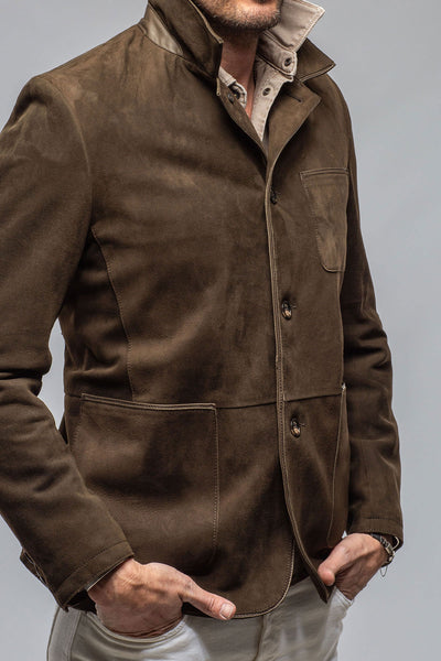 Gimo's Marley Hybrid Sport Coat In Brown Mens - Outerwear - Leather