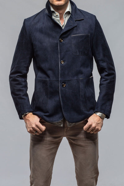 Gimo's Marley Hybrid Sport Coat In Navy Mens - Outerwear - Leather