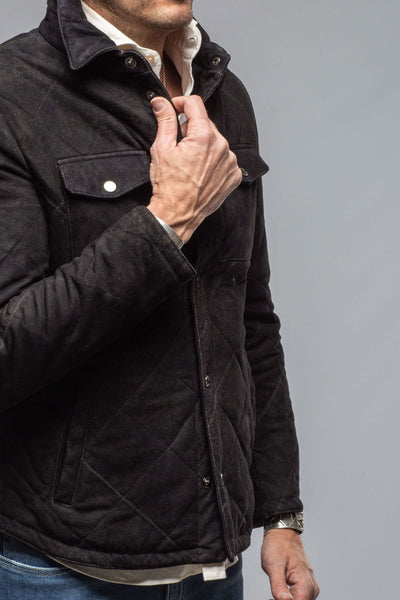Gimo's Milo Quilted Jacket In Fango Mens - Outerwear - Leather
