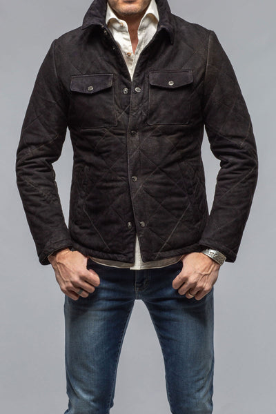 Gimo's Milo Quilted Jacket In Fango Mens - Outerwear - Leather