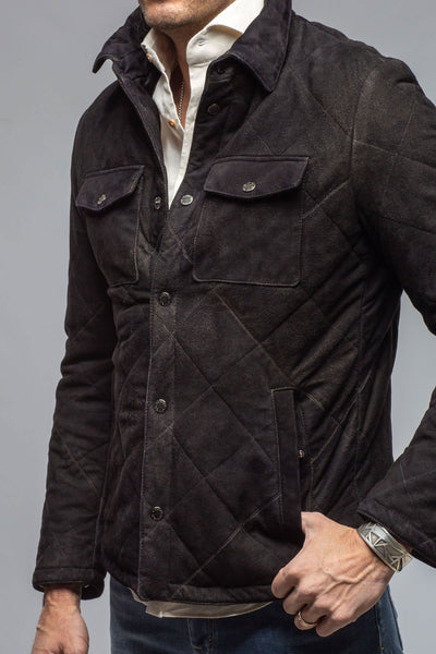 Gimo's Milo Quilted Jacket In Fango Mens - Outerwear - Leather