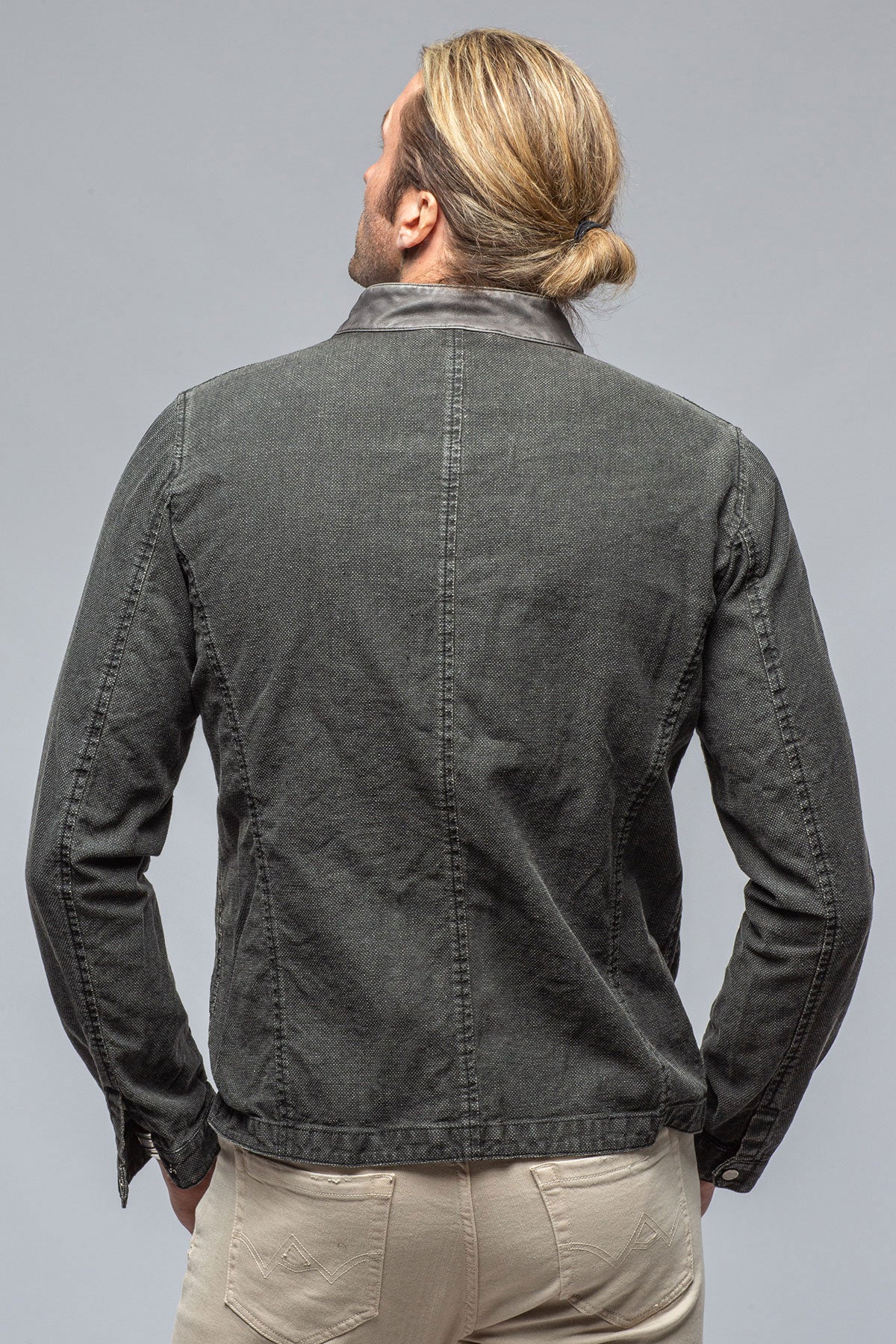 Gimo's Mitiano Cotton/Linen Moto Warehouse - Mens - Outerwear - Cloth