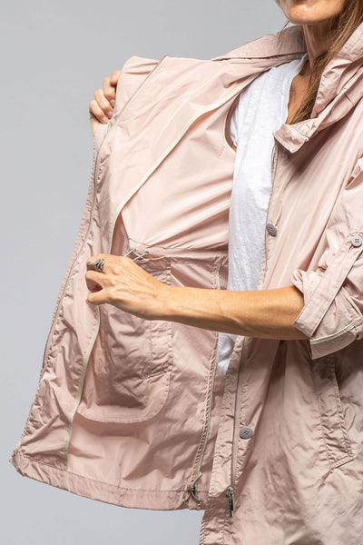 Gimo's Monica Rain Coat In Blush Warehouse - Ladies - Outerwear - Lightweight
