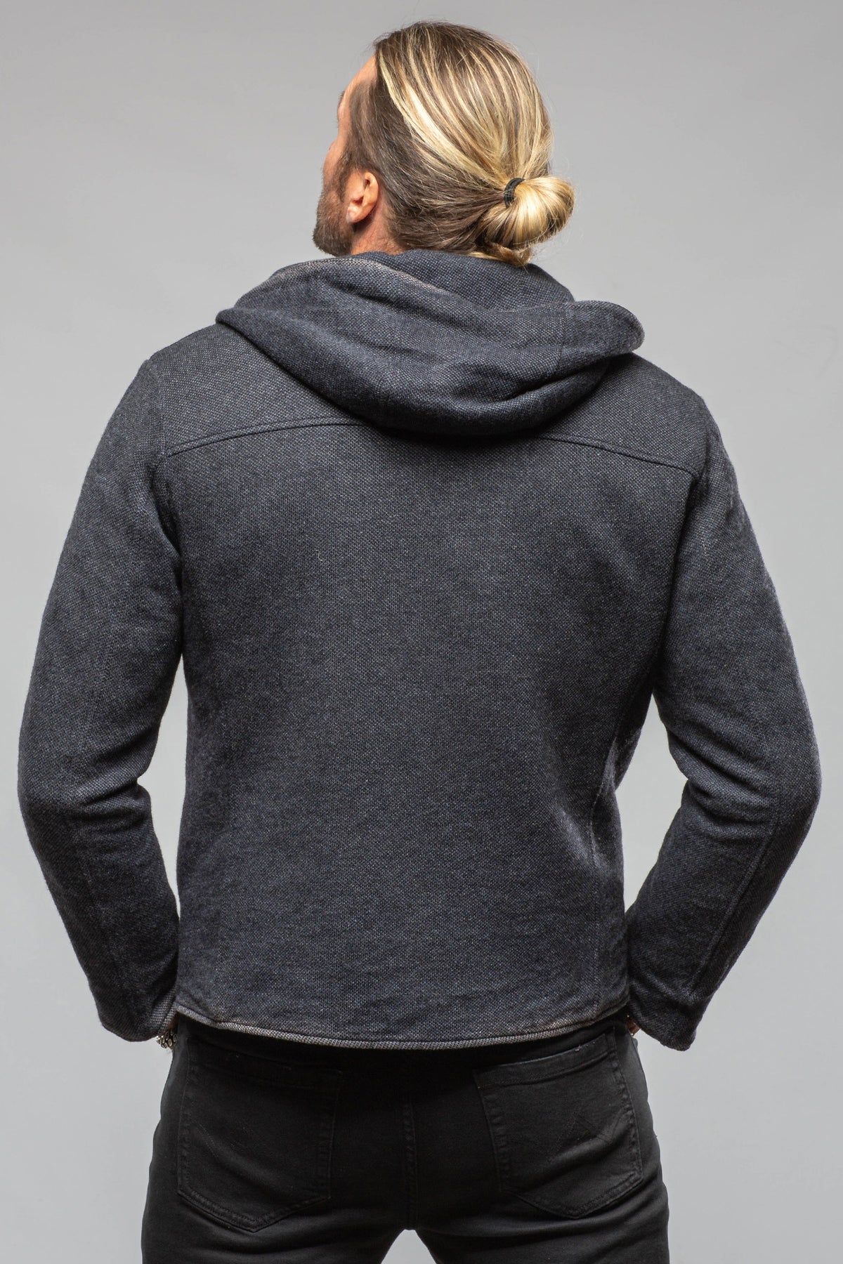 Gimo's Moro Wool-Alpaca Hooded Jacket Samples - Mens - Outerwear - Cloth