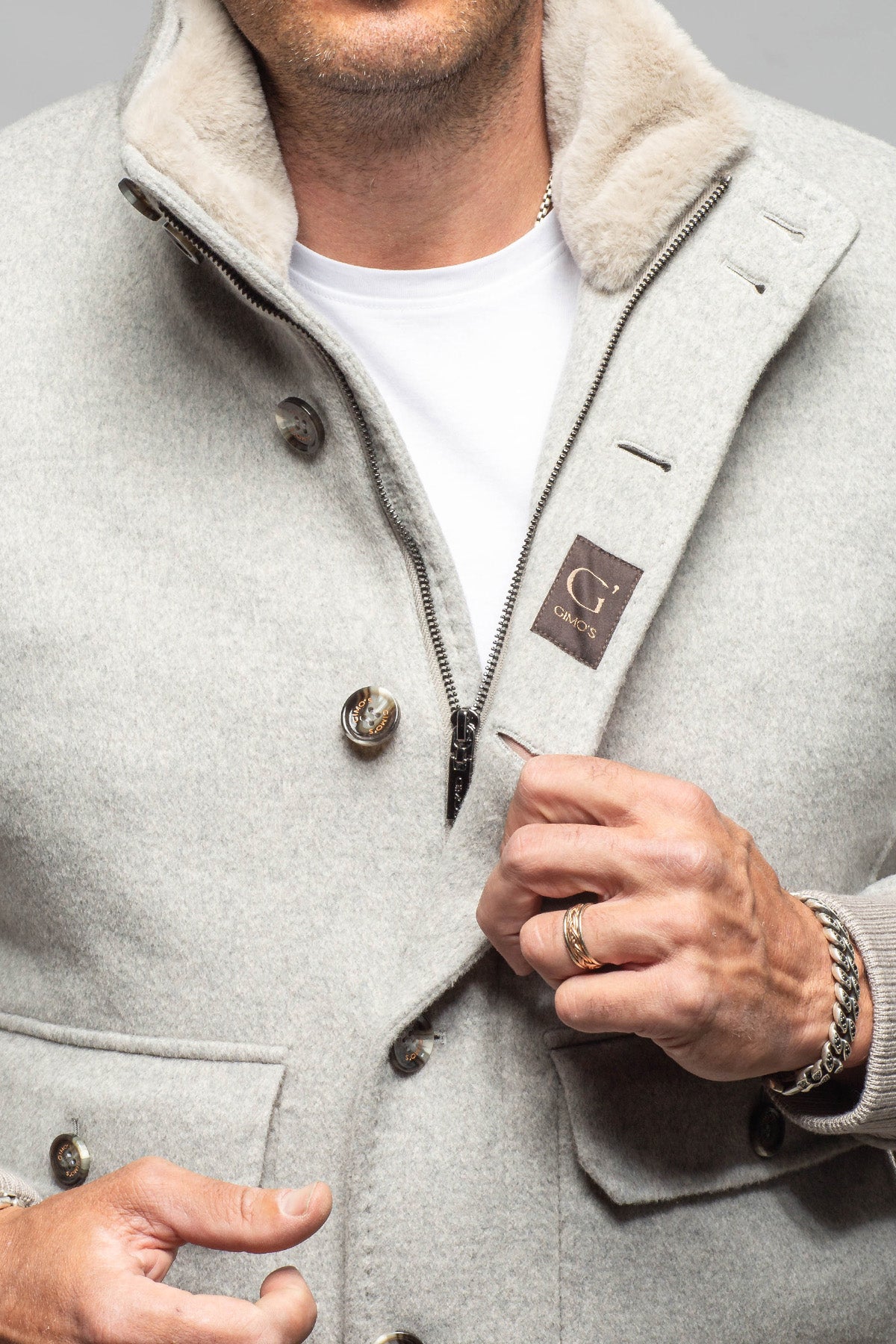 Gimo's Morton Knit Bomber Samples - Mens - Outerwear - Cloth