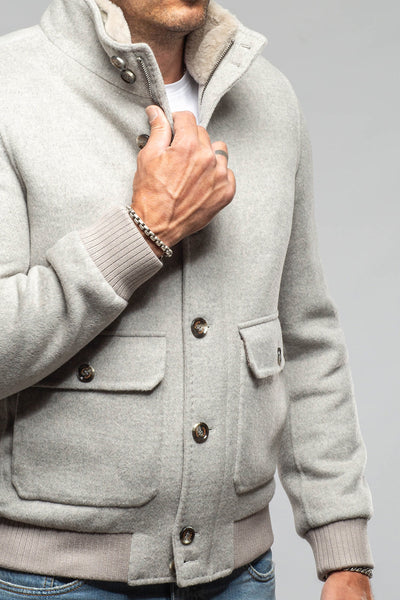 Gimo's Morton Knit Bomber Samples - Mens - Outerwear - Cloth