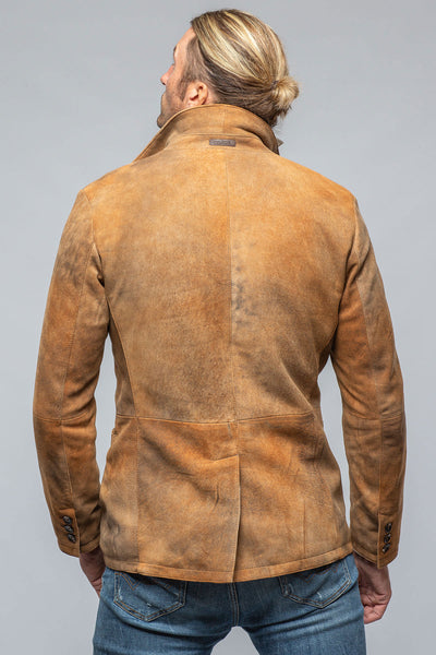 Gimo's Mulholland Sport Jacket In Distressed Palomino Mens - Outerwear - Leather