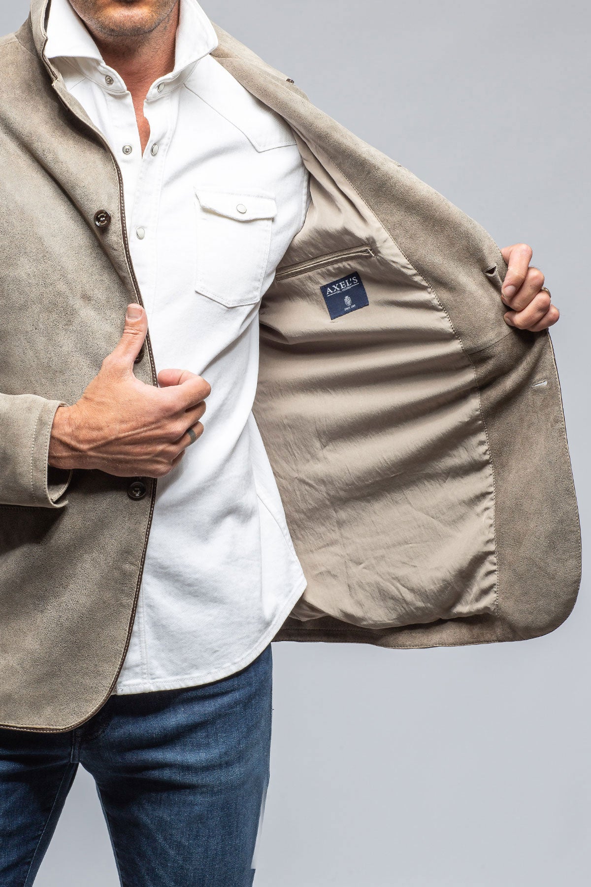 Gimo's | Mulholland Suede Sport Jacket | Mens - Outerwear - Leather 