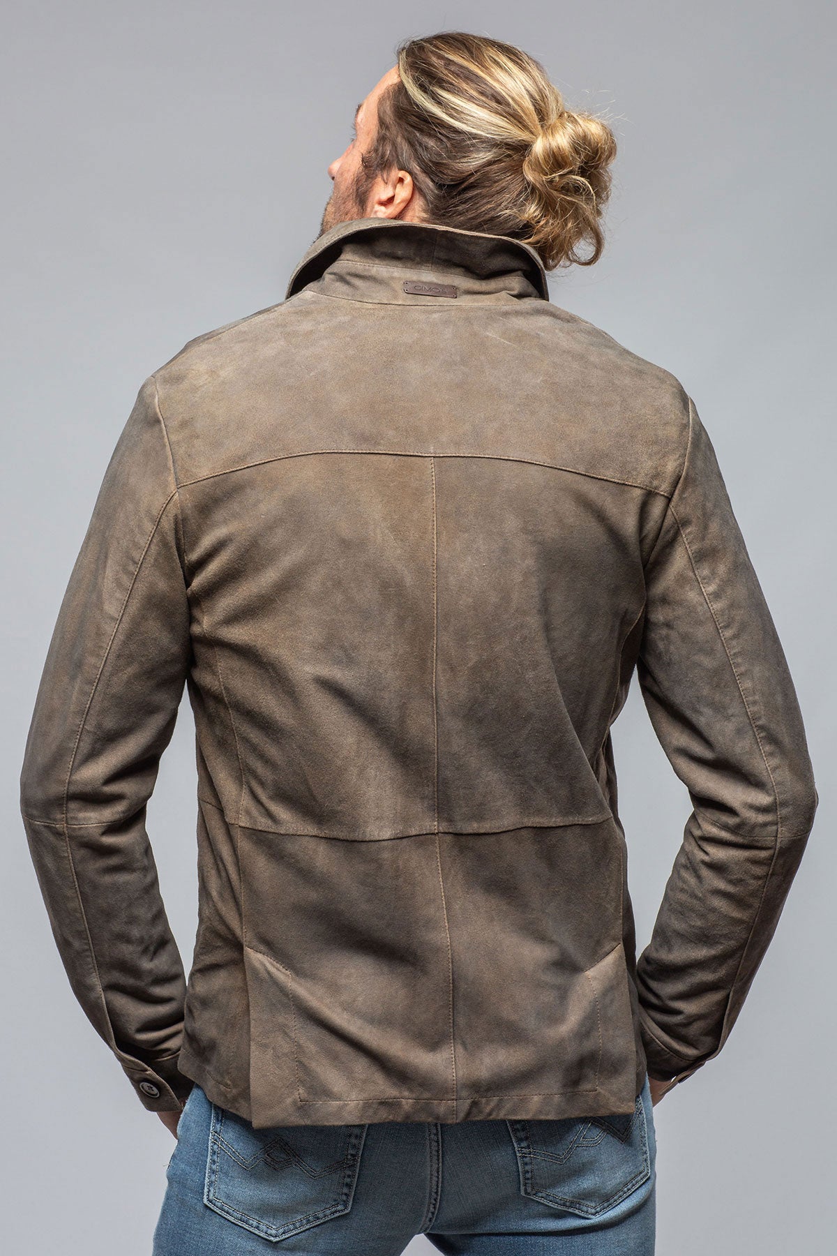 Oakley Suede Shirt Jacket In Mushroom | Mens - Outerwear - Leather | Gimo's