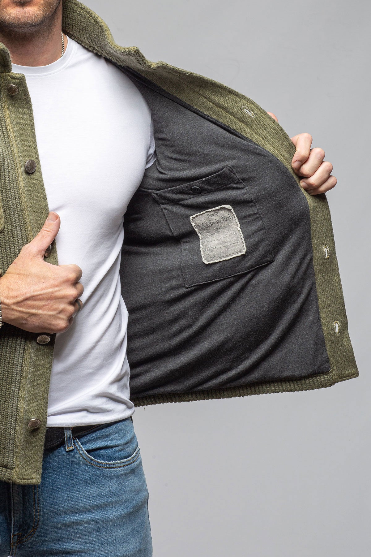 Gimo's Raleigh Knit Coat Samples - Mens - Outerwear - Cloth