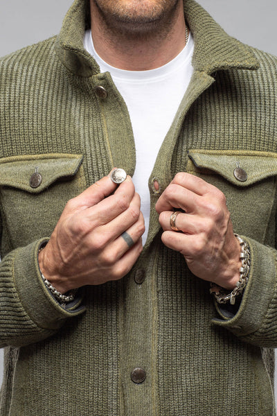 Gimo's Raleigh Knit Coat Samples - Mens - Outerwear - Cloth