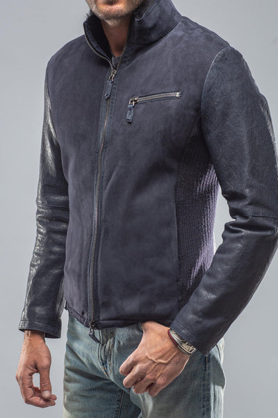 Gimo's Recontato Shearling Moto Jacket Mens - Outerwear - Shearling
