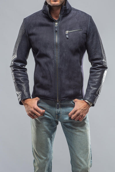 Gimo's Recontato Shearling Moto Jacket Mens - Outerwear - Shearling