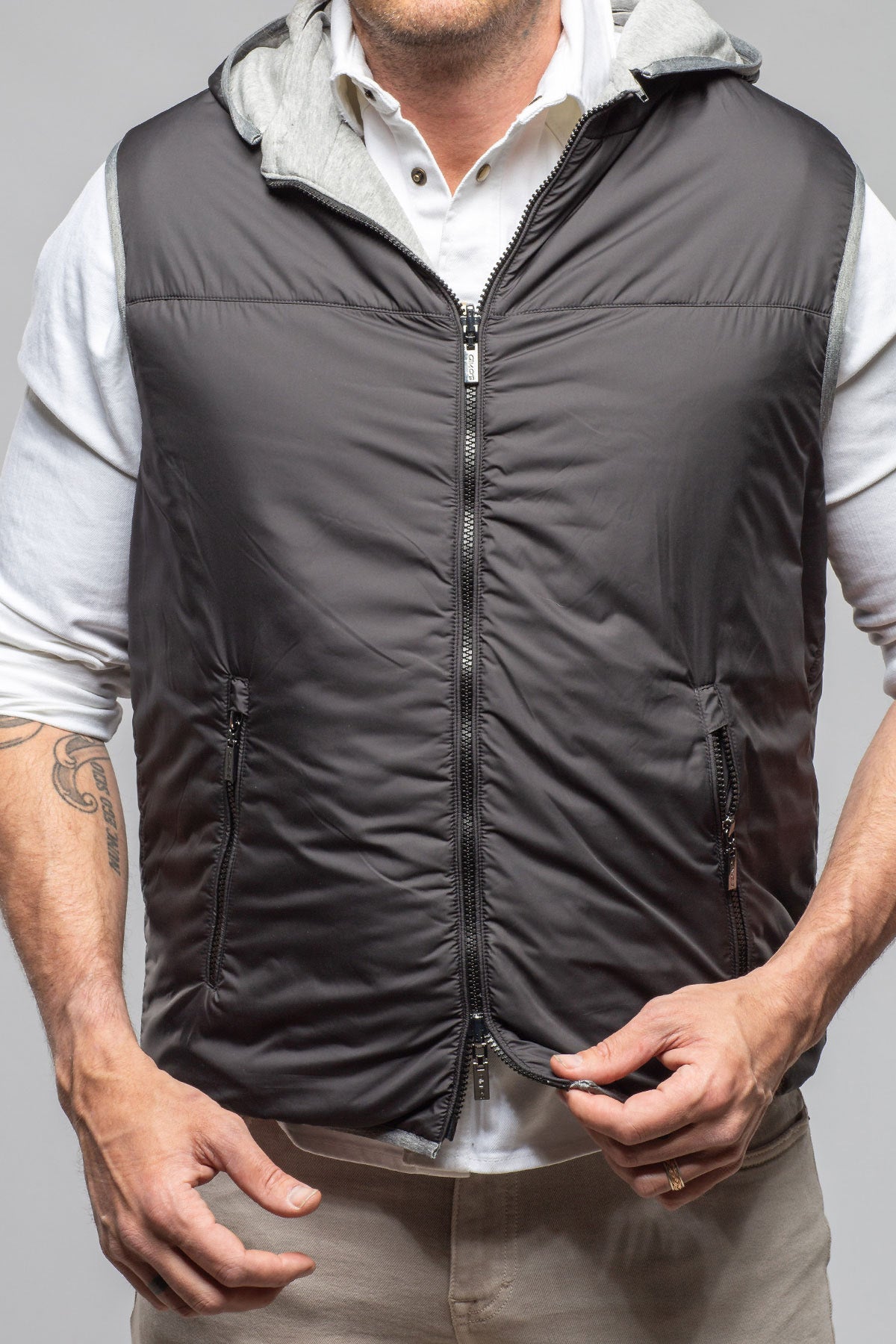 Reeves Reversible Vest | Samples - Mens - Outerwear - Cloth | Gimo's