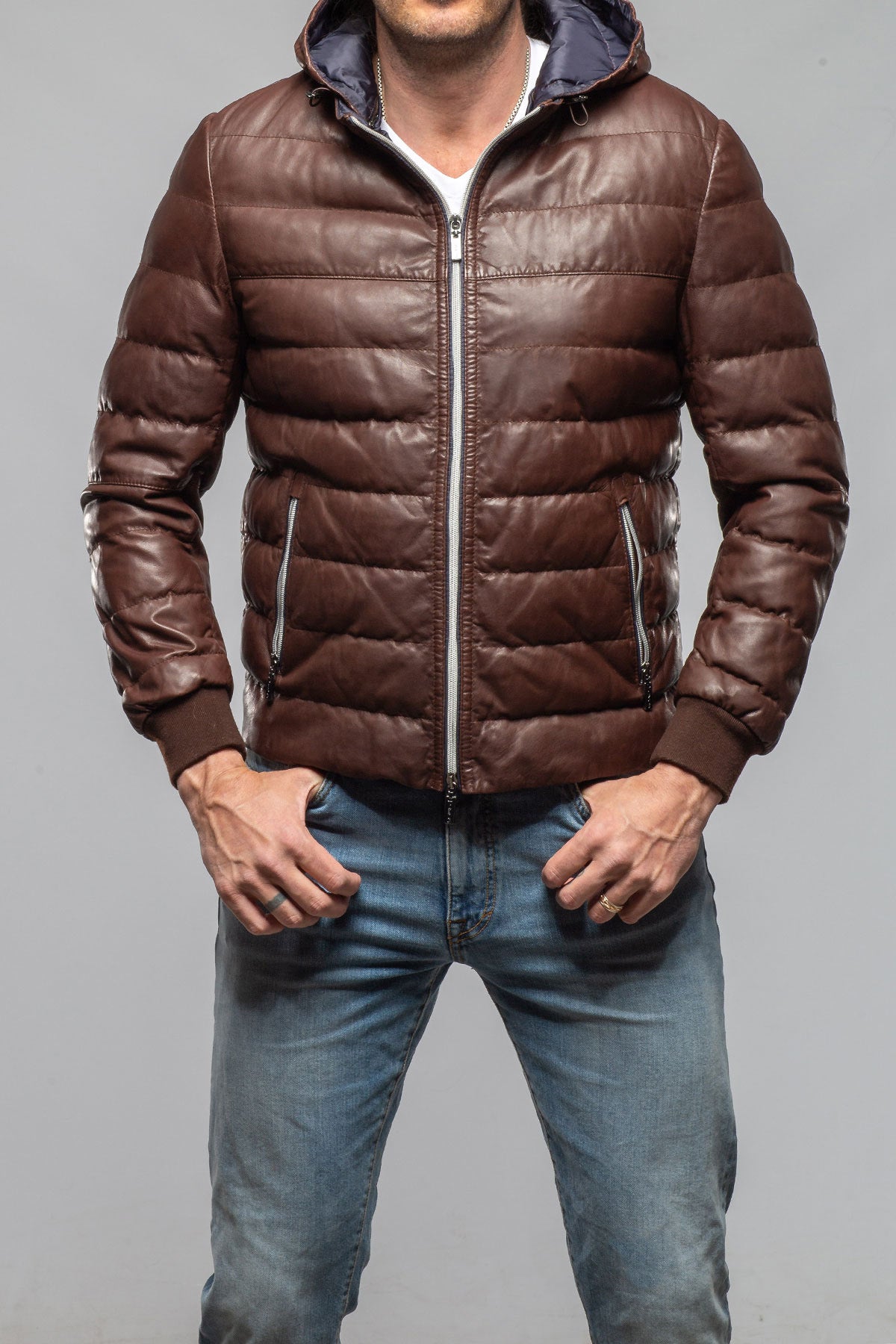 Gimo's Revel Hooded Puffer Samples - Mens - Outerwear - Cloth