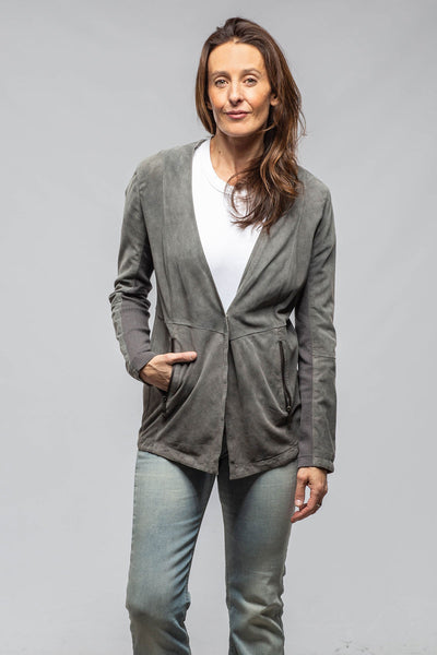Gimo's Rosey Leather Jacket Grey Samples - Ladies - Outerwear - Leather