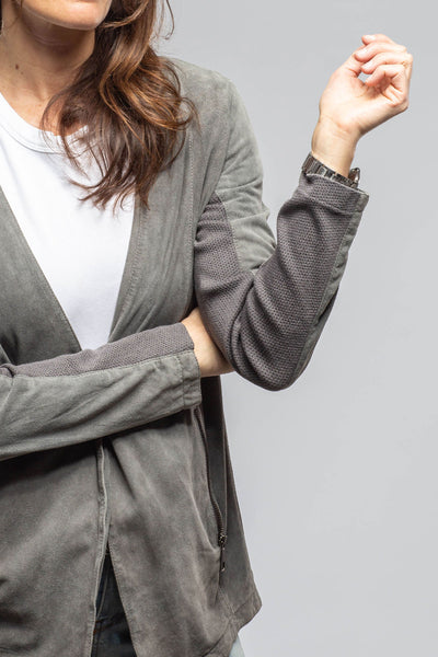 Gimo's Rosey Leather Jacket Grey Samples - Ladies - Outerwear - Leather