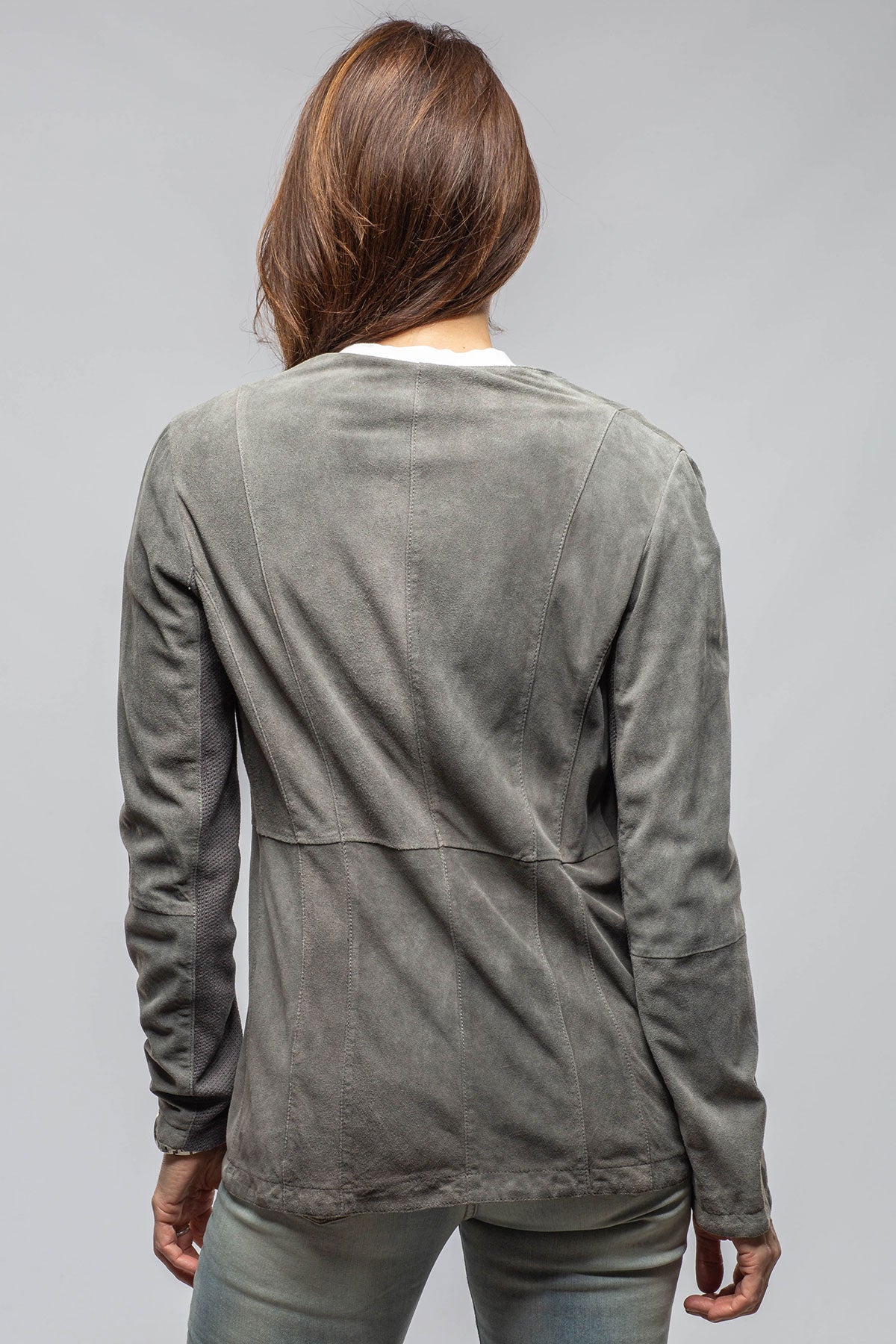 Gimo's Rosey Leather Jacket Grey Samples - Ladies - Outerwear - Leather