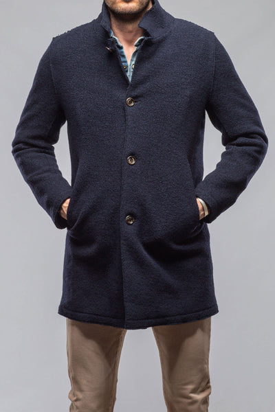 Gimo's Salisbury Long Boucle Knit Coat Warehouse - Mens - Outerwear - Cloth