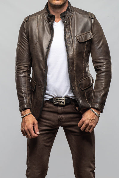 Sells Nappa Leather Jacket | Samples - Mens - Outerwear - Leather | Gimo's