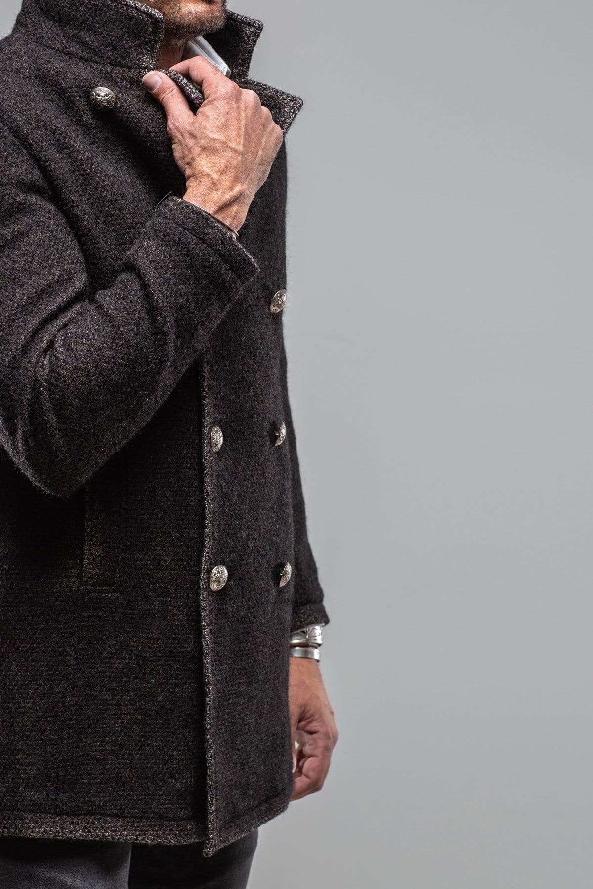 Gimo's St. Christoff Jacket In Charcoal Mens - Outerwear - Cloth