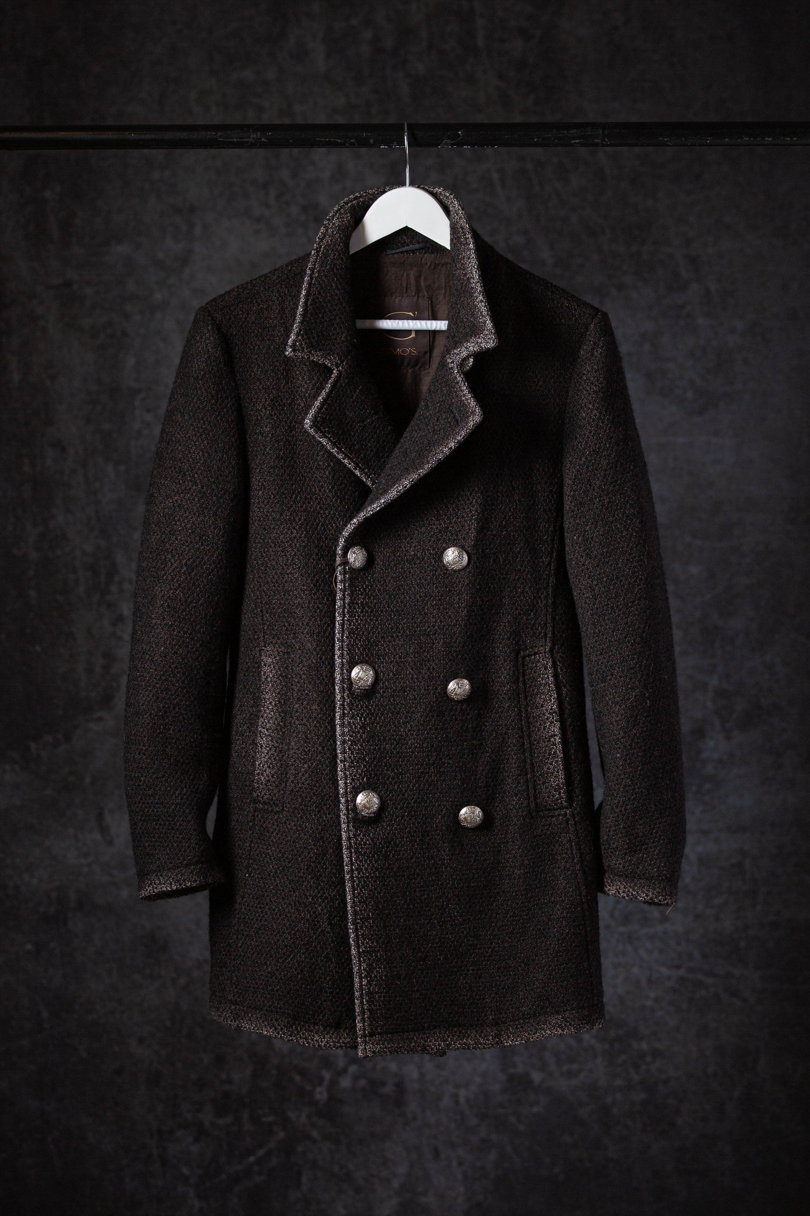 Gimo's St. Christoff Jacket In Charcoal Mens - Outerwear - Cloth