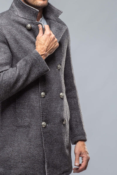 Gimo's St. Christoff Wool Jacket In Washed Charcoal Mens - Outerwear - Cloth