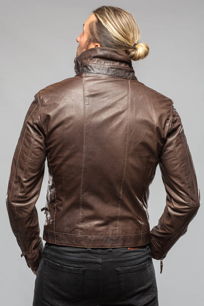 Gimo's Stefano Nappa Jacket in Chocolate Samples - Mens - Outerwear - Leather