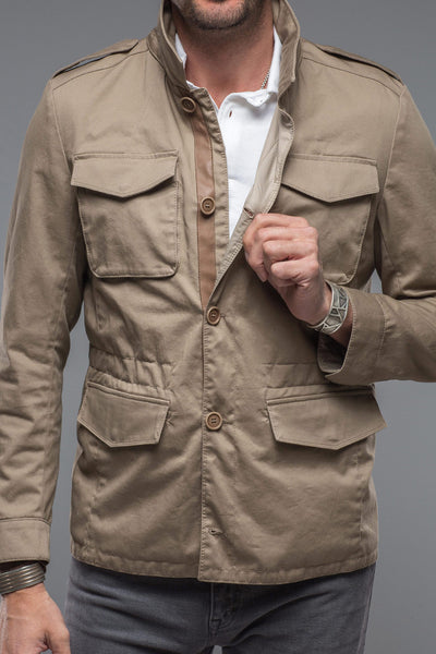 Gimo's Sullivan Reversible Jacket In Beige Warehouse - Mens - Outerwear - Cloth