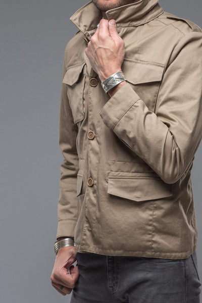 Gimo's Sullivan Reversible Jacket In Beige Warehouse - Mens - Outerwear - Cloth