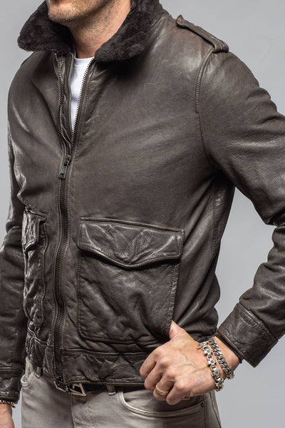 Gimo's Sylvester Nappa Bomber Samples - Mens - Outerwear - Leather