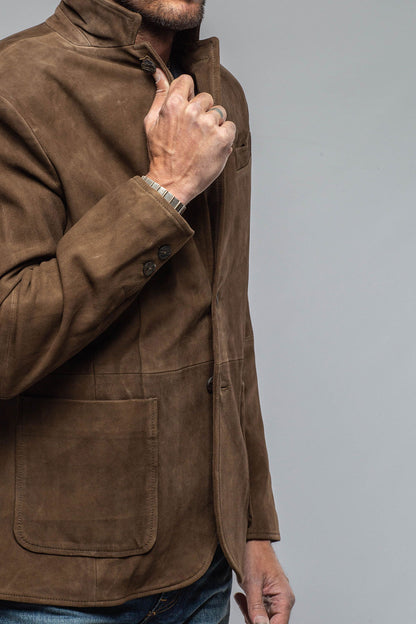 Gimo's Tarantino Suede Blazer Samples - Mens - Outerwear - Leather