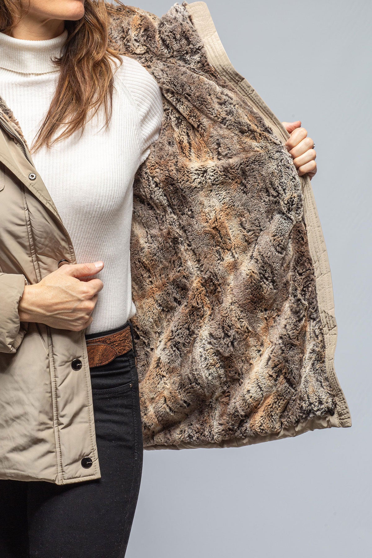 Gimo's Teela Faux Fur Hooded Parka Samples - Ladies - Outerwear - Cloth