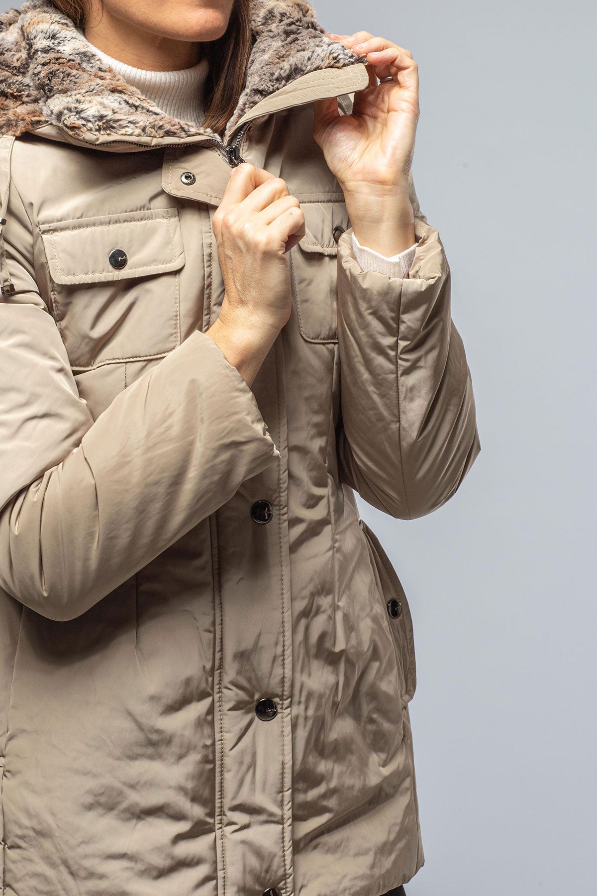 Gimo's Teela Faux Fur Hooded Parka Samples - Ladies - Outerwear - Cloth