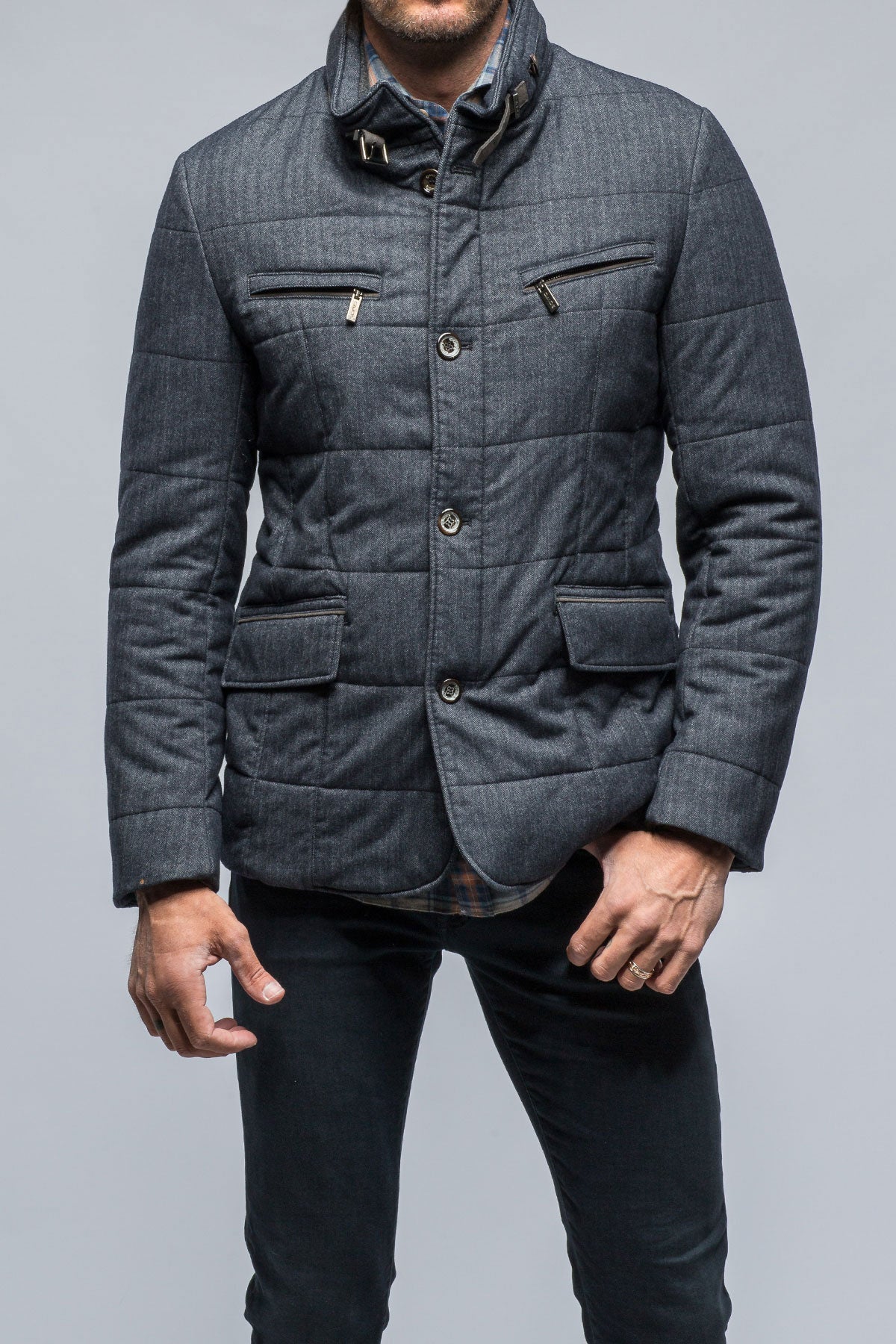 Gimo's Theodore Herringbone Coat Warehouse - Mens - Outerwear - Cloth