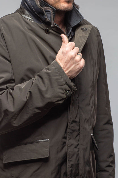 Gimo's Westy Technical Coat In Olive Warehouse - Mens - Outerwear - Cloth