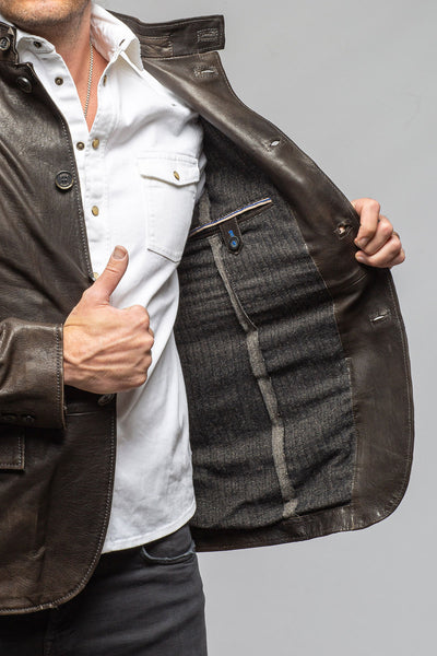 Windham Vintage Blazer | Samples - Mens - Outerwear - Leather | Gimo's