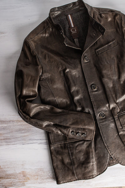 Windham Vintage Blazer | Samples - Mens - Outerwear - Leather | Gimo's