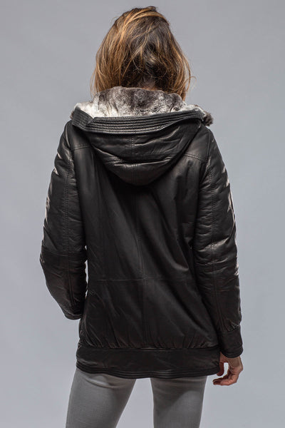 Gimo's Zoe Rex Interior Leather Coat Samples - Ladies - Outerwear - Shearling