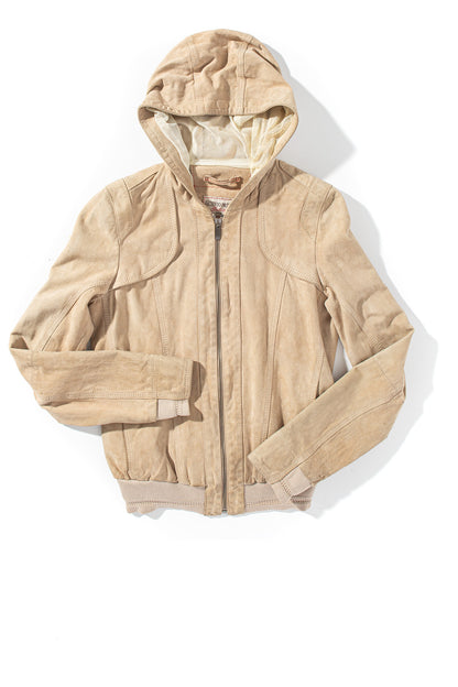 DB Suede Hooded Jacket