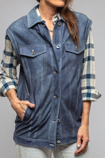 Gollatti Ginnie Suede Vest Samples - Ladies - Outerwear - Leather