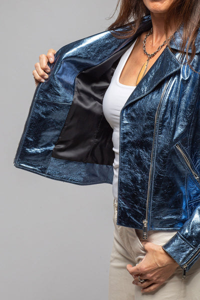 Gollatti Nappa Metallic Jacket Samples - Ladies - Outerwear - Leather