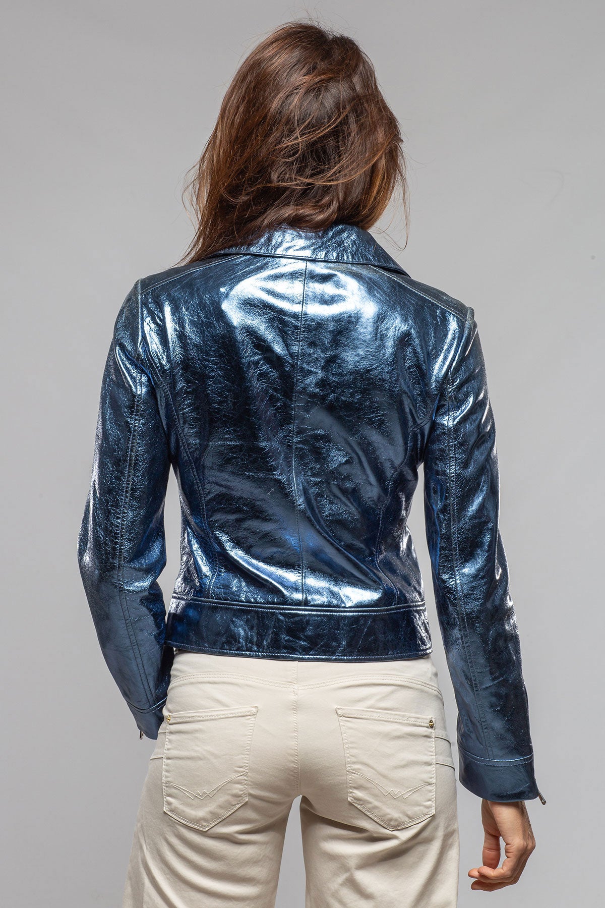Gollatti Nappa Metallic Jacket Samples - Ladies - Outerwear - Leather
