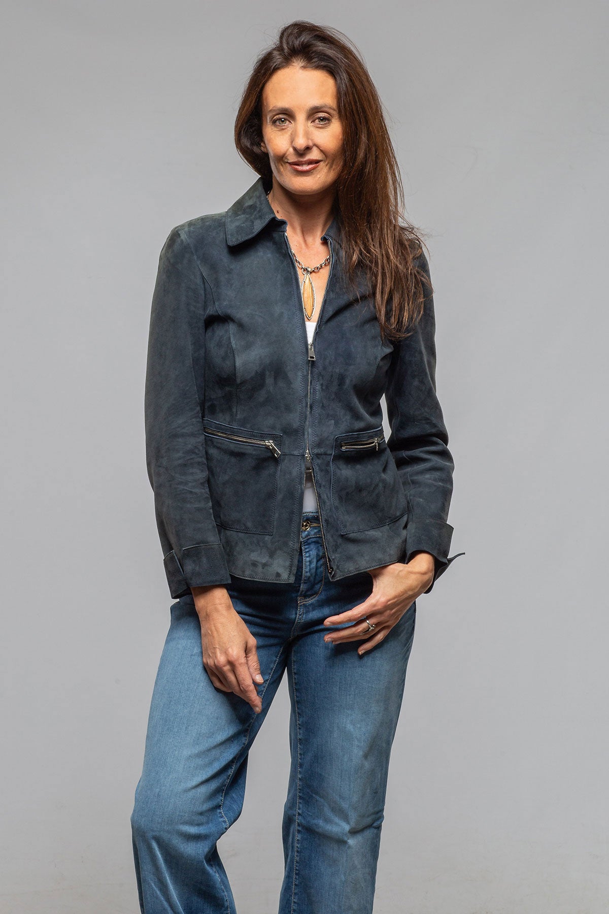 Gollatti Shania Suede Jacket Samples - Ladies - Outerwear - Leather