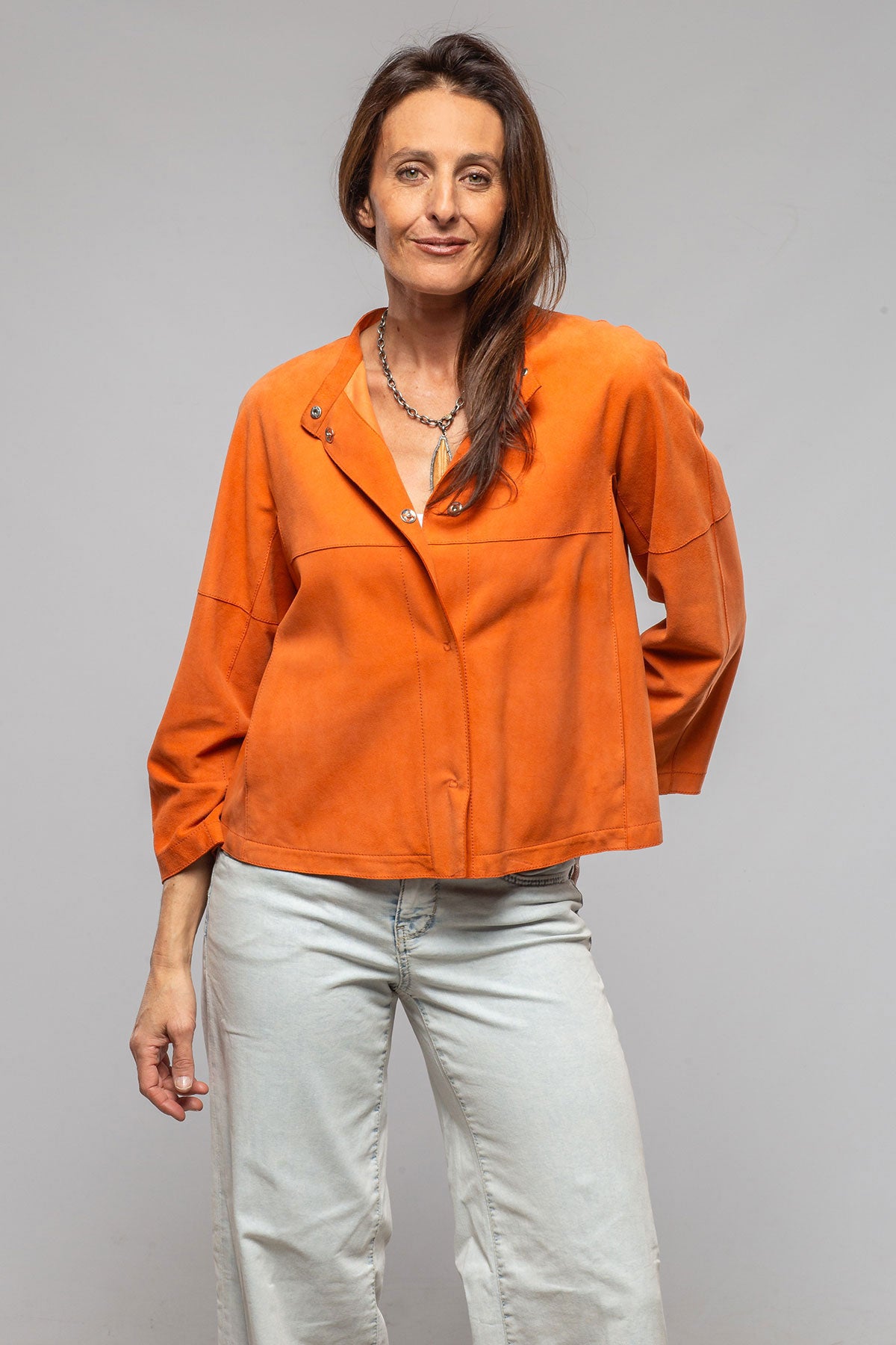 Gollatti Vanessue Suede Shirt Samples - Ladies - Outerwear - Leather