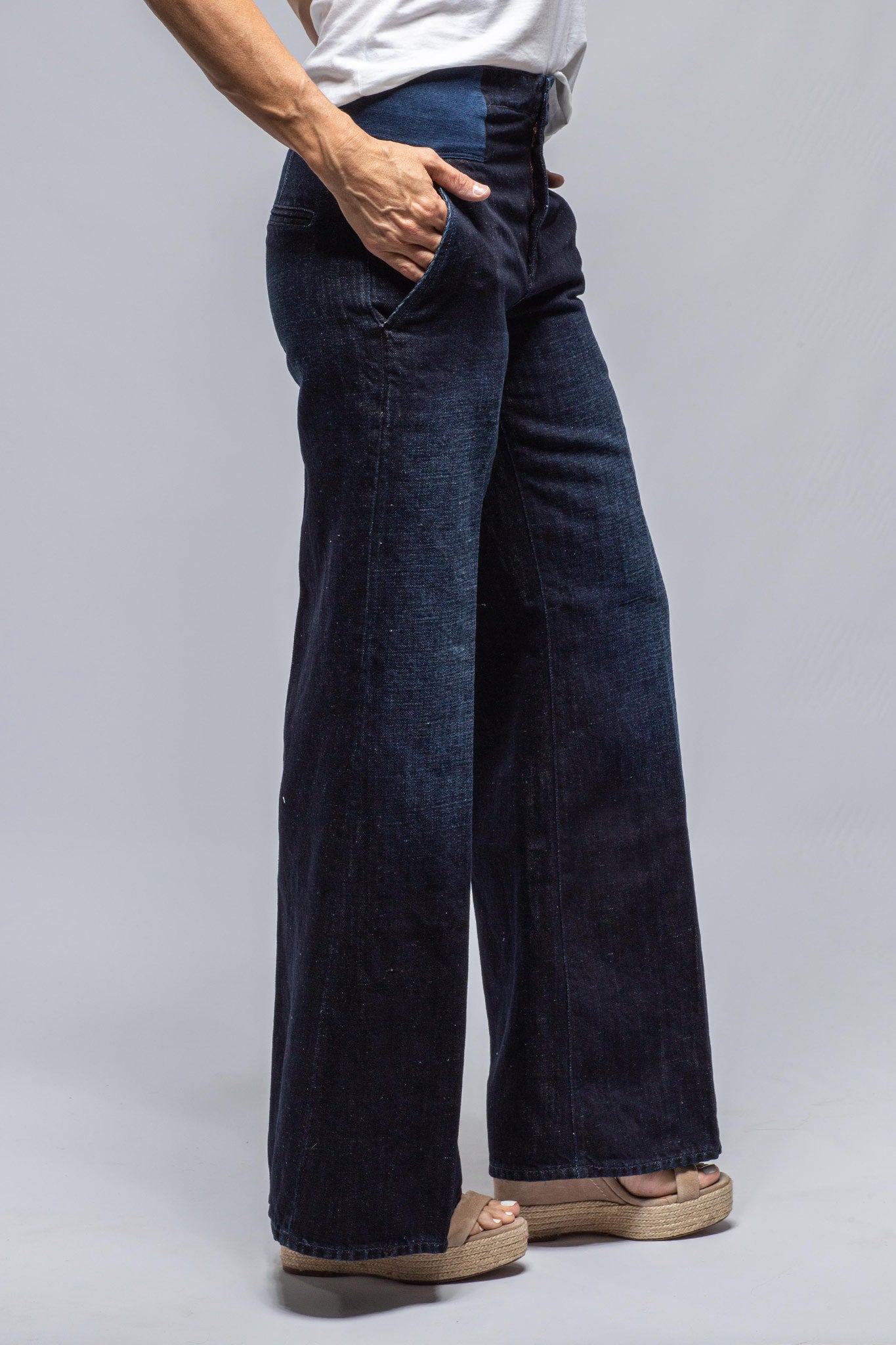 Mira Raw Denim Wide Leg Jean | Ladies - Pants - Jeans | European Culture