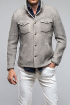 Wrangell Knit Jacket In Light Stone | Warehouse - Mens - Outerwear - Cloth | Gimo's