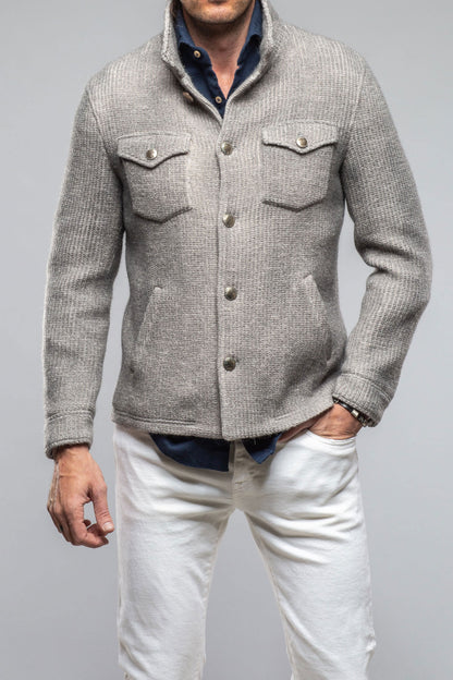 Wrangell Knit Jacket In Light Stone | Warehouse - Mens - Outerwear - Cloth | Gimo's