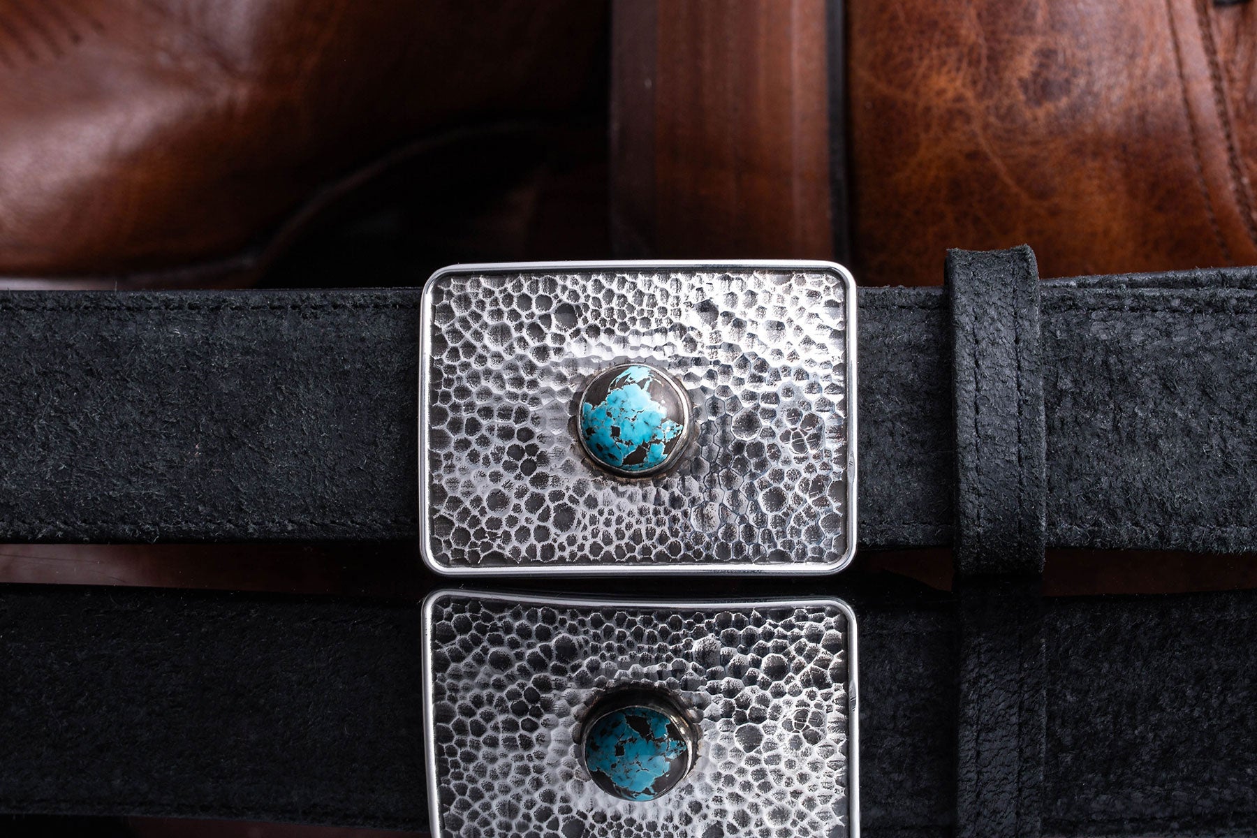 Mason Bridge Turquoise Buckle | Belts And Buckles - Trophy | Comstock Heritage