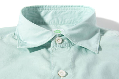 Bornean Superlight Cotton in Green | Mens - Shirts - Dress | Finamore Napoli
